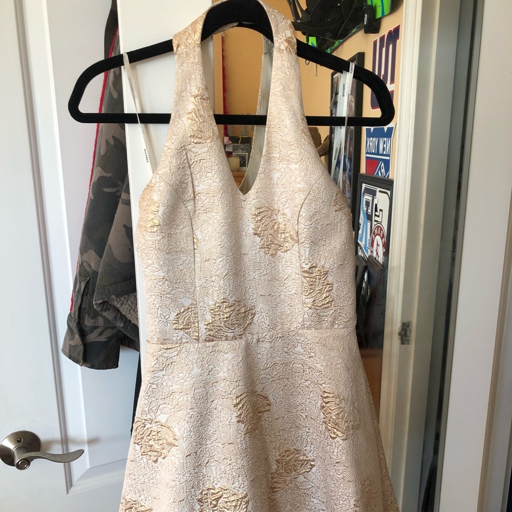 Gold dress